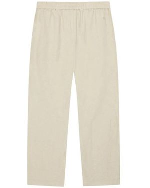 Les Deux Broeken ,Linnen Linnen Casual Broek - Naturel