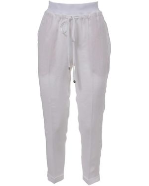 Le Tricot Perugia Slim-Fit Trousers - Grey