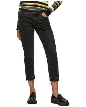 Pepe Jeans Cropped Jeans - Black