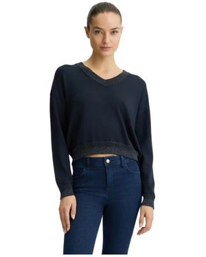 Liu Jo V-Neck Knitwear - Blauw