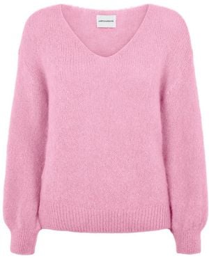 American Dreams V-Neck Knitwear - Pink