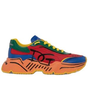 Dolce & Gabbana Low Top Sneakers Daymaster Stil - Blau