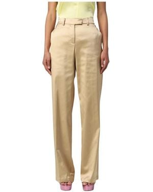Semicouture Wide Pants - Natural