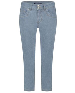Red Button Blau Gestreifte Capri Hose