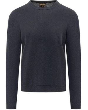 Woolrich Round-Neck Knitwear - Bleu