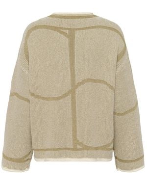 Soaked In Luxury Rundhals-Strickware - Natur