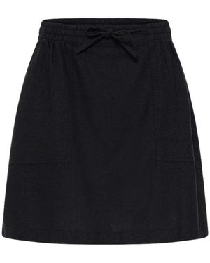 Ichi Short Skirts - Negro