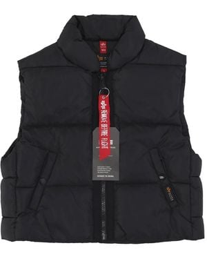 Alpha Industries Waistcoats - Black