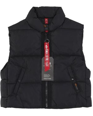 Alpha Industries Waistcoats - Black