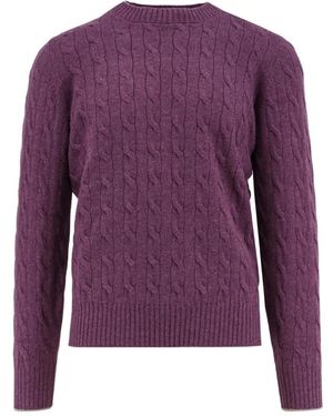 Brunello Cucinelli Cashmere Knitwear - Purple