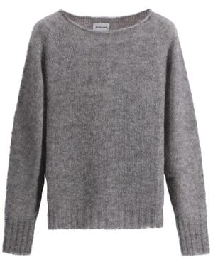 Scaglione Round-Neck Knitwear - Gris