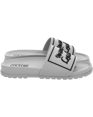 Versace Jeans Couture Sliders - Grey