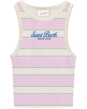 MC2 Saint Barth Sleeveless Tops - Pink