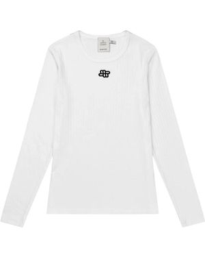 Munthe Tops ,Wit ,Katoen Pote T-Shirt