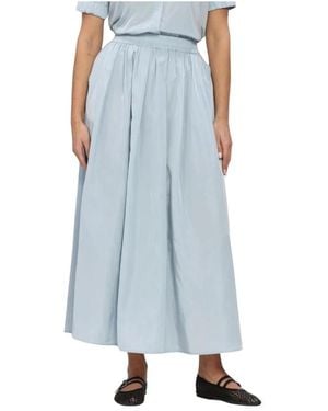Ibana Sana Midi Rok - Blauw