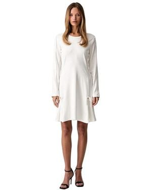 Liu Jo Flared Mini Jurk - Wit