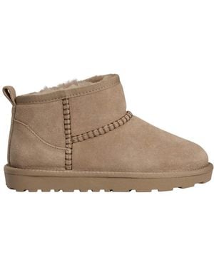 Sofie Schnoor Schoenen ,Bruin ,Wol Babettsw Teddy Boot