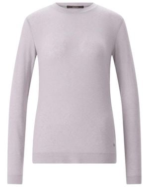 Windsor. Tops ,Grijs ,Wol Long Sleeve Tops - Paars