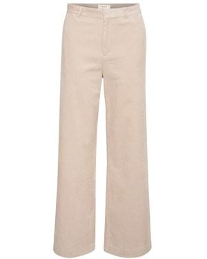Part Two Wide Trousers - Natural