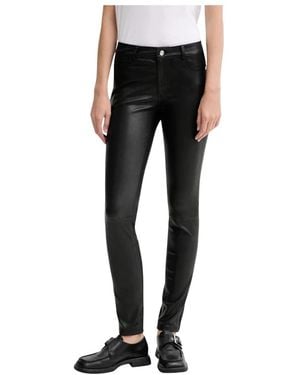 Zadig & Voltaire Leather Trousers - Negro