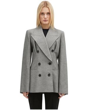 JW Anderson Hourglass Tailored Jacket - Grijs