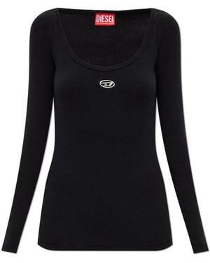 DIESEL Long Sleeve Tops - Black