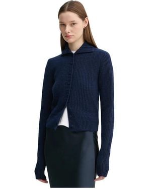 REMAIN Birger Christensen Rippstrick-Cardigan - Blau