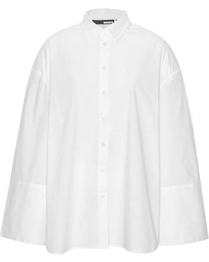 ROTATE BIRGER CHRISTENSEN Oversized Herrenhemd - Weiß