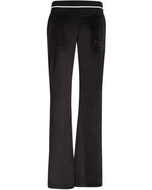 Palm Angels Wide Trousers - Black