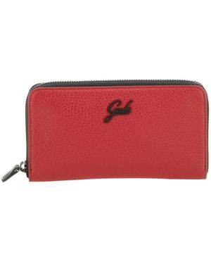 Gabs Accessoires ,Rood ,Leer Lange Portemonnee Met Rits