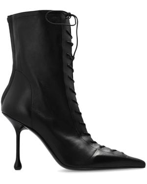 Jimmy Choo Lace-Up Boots - Zwart