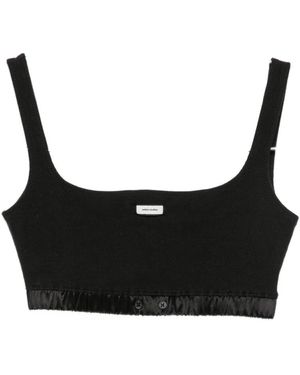 Entire studios Tops ,Zwart ,Mouwloze Top