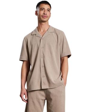 Aeden Short Sleeve Shirts - Marrón
