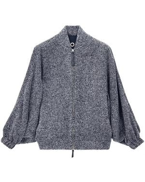 Giorgio Armani Caban-Mantel - Blau