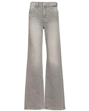 7 For All Mankind Cotton Tess Trouser Jeans - Grau