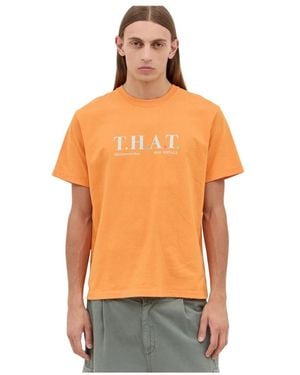 thisisneverthat Tops ,Oranje ,Katoen T.H.A.T. T-Shirt