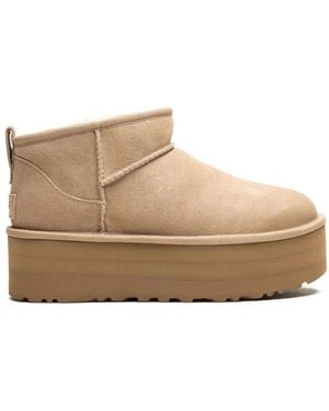 UGG Schoenen ,Suède Classic Ultra Mini Platform - Naturel