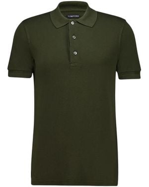 Tom Ford Polo Shirts - Green