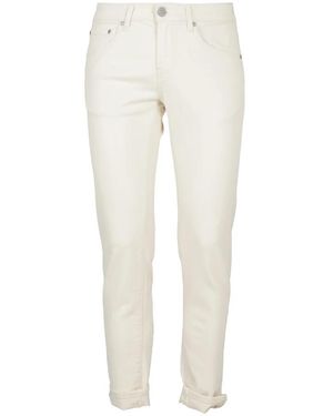 Tela Genova Slim-Fit Trousers - Natural