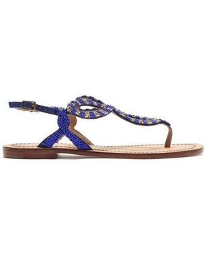 Maliparmi Floral Spin Sandal - Blauw