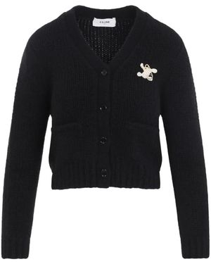Celine Cashmere Knitwear - Negro