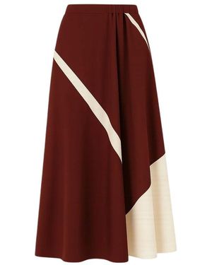Alberta Ferretti Maxi Skirts - Red