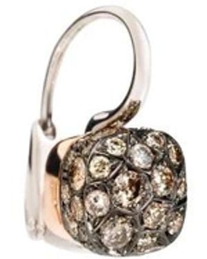 Pomellato Woman - pob 5010o6000dbr00 - brown nutra diamante earlin - Metálico
