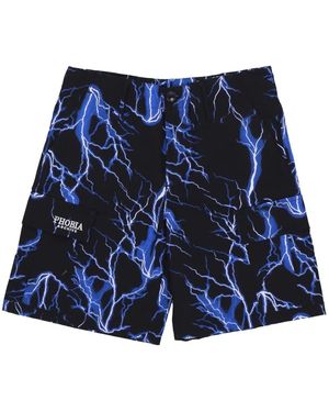 PHOBIA ARCHIVE Casual Shorts - Blue