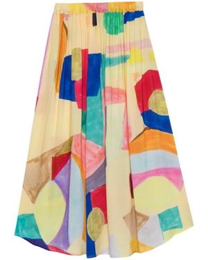 G.Kero Midi Skirts - Blue