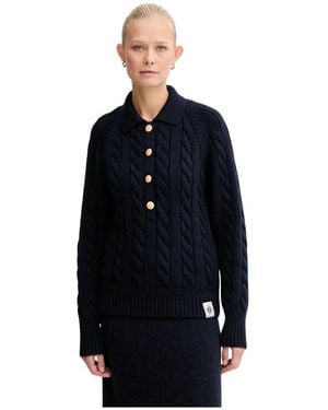 Bally Pullover Aus Extrafeiner Merinowolle - Blau