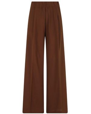 Semicouture Broeken ,Bruin ,Wide Broeken