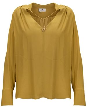 Elisabetta Franchi Blouses - Yellow