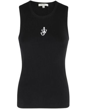 JW Anderson Sleeveless Tops - Zwart
