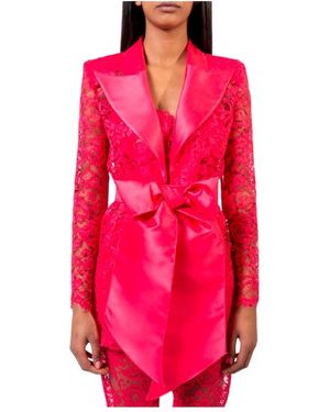 Doris S Elegante Spitzenjacke - Pink